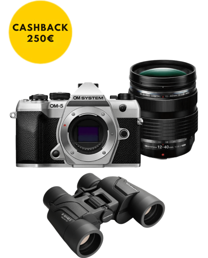 OM SYSTEM OM-5 MARK II + 12-40MM F2.8 PRO II (PLATA)