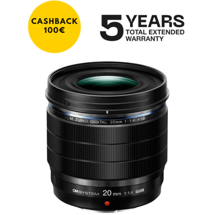 OM System 20mm f1.4 ED PRO | FotoCineColor