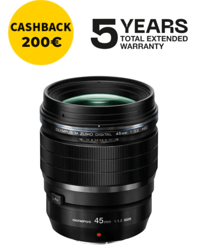 OLYMPUS ZUIKO ED 45mm f1.2 PRO