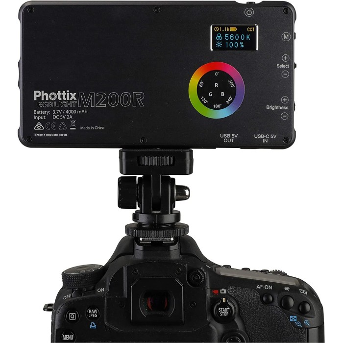 PHOTTIX M200R ANTORCHA LED RGB PHOTTIX M200R ANTORCHA LED RGB