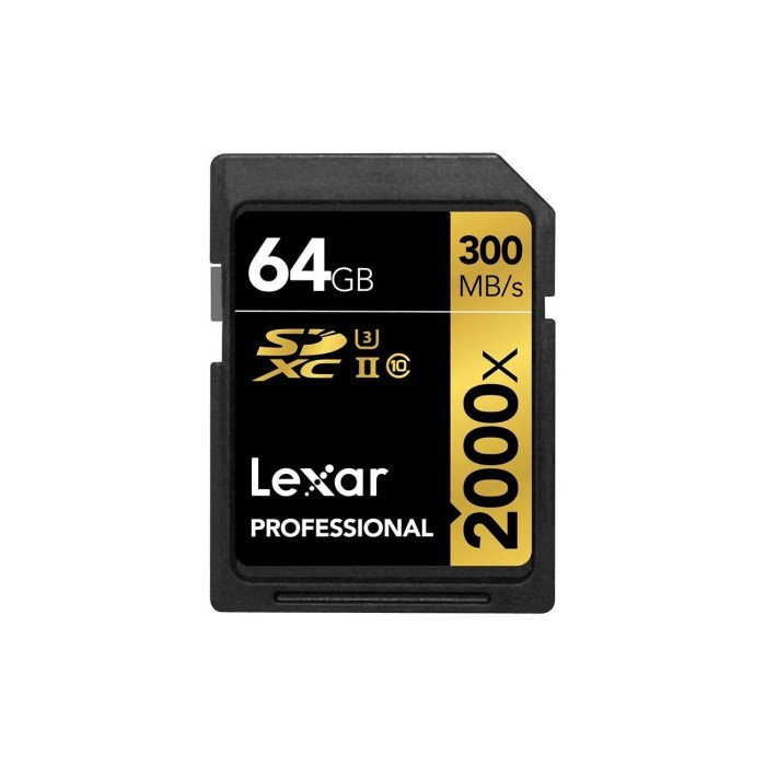 LEXAR PROFESSIONAL SDXC 64GB 2000x LEXAR PROFESSIONAL SDXC 64GB 2000x