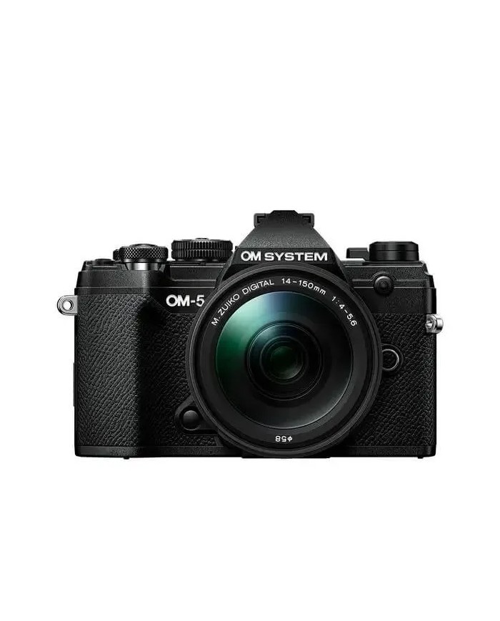 OM SYSTEM OM-5 + 14-150mm NEGRA CÁMARA MIRRORLESS