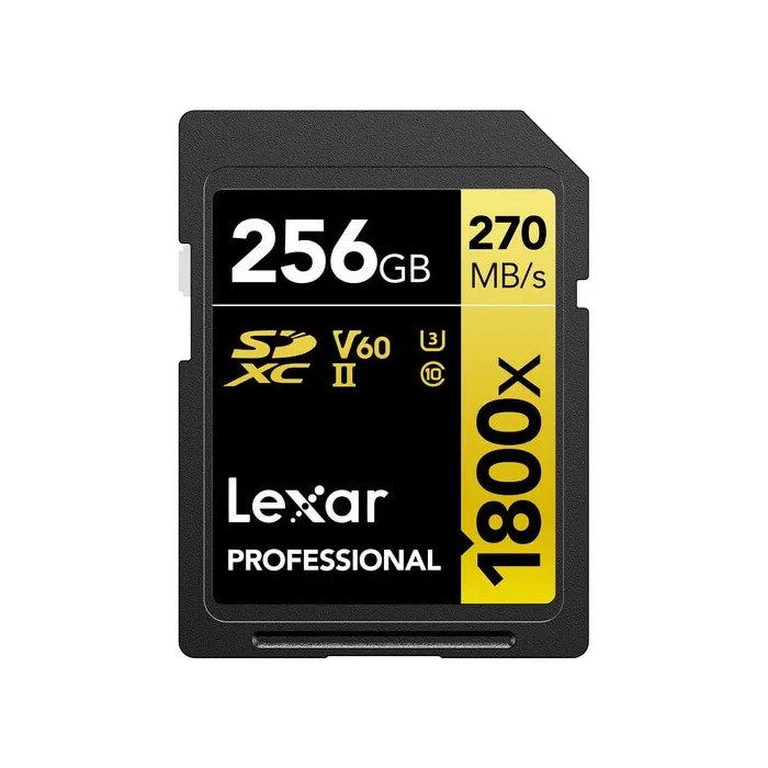 LEXAR PROFESSIONAL SDXC UHS-II SERIES GOLD 256GB LEXAR PROFESSIONAL SDXC UHS-II SERIES GOLD 256GB