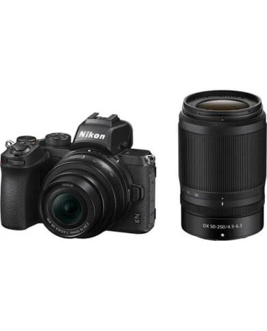 NIKON Z50 + 16-50mm +50-250mm CÁMARA MIRRORLESS